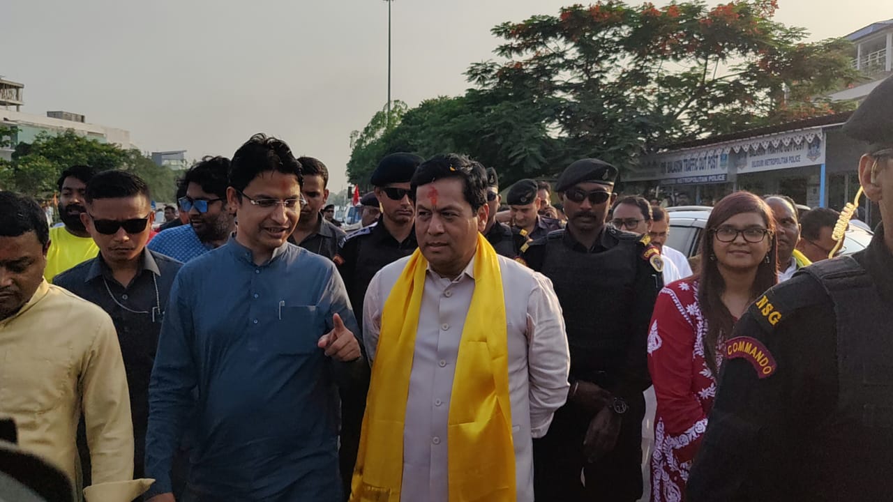 Union Minister Sarbananda Sonowal And MP Raju Bista Visit Balason ...