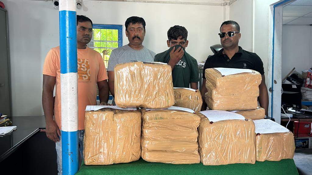 लाखों रुपये के गांजे के साथ सिलीगुड़ी का एक निवासी गिरफ्तार