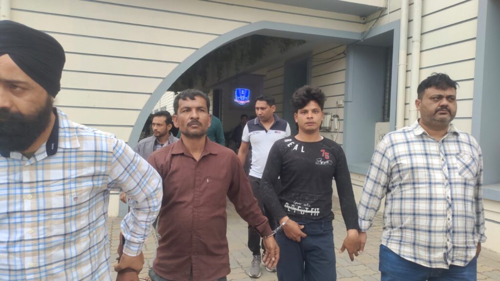 हरियाणा क्राइम ब्रांच की टीम ने डकैती के मामले में सिलीगुड़ी से दो डकैतों को किया गिरफ्तार
