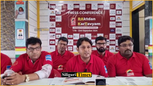 तेरापंथ युवक परिषद सिलीगुड़ी की ओर से 17 सितंबर सप्ताह व्यापी मेगा ब्लड डोनेशन ड्राइव का आयोजन