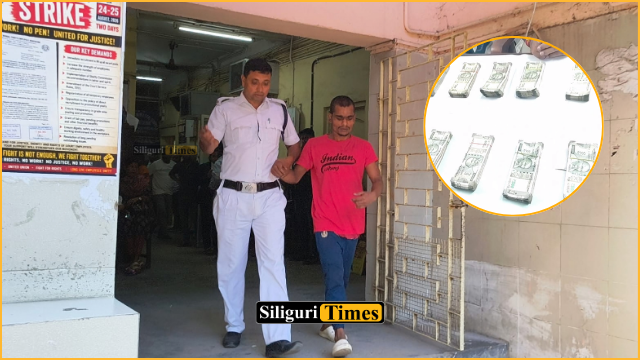 सिलीगुड़ी में दुकान का शटर तोड़कर 8 लाख की नकदी चोरी, आरोपी गिरफ्तार; 6.15 लाख बरामद