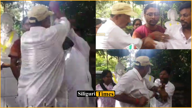 सिलीगुड़ी के भाजपा नेता नांटू पाल विवादों में, अपने ही पार्टी कार्यकर्ता से भिड़े