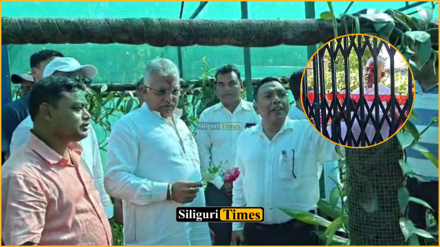नक्सलबाड़ी में पंचायत मंत्री दिलीप घोष ने किया सीएडीसी फार्म का निरीक्षण, मिट्टी लैब और कम्युनिटी हॉल का उद्घाटन