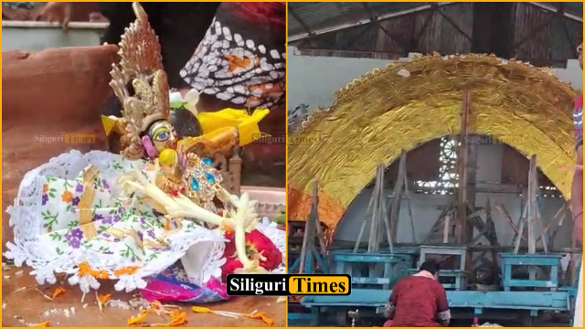 नंद उत्सव और काठाम पूजा के साथ शुरू हुई वैकुंठपुर राजबाड़ी की दुर्गापूजा की तैयारी