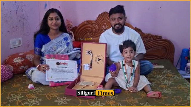 महज दो साल की उम्र में इंडिया बुक ऑफ रिकॉर्ड्स में सिलीगुड़ी की हानभिका का नाम