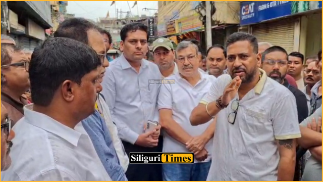 महावीरस्थान रेलवे गेट बंद होने की आशंका से व्यापारियों में चिंता, शंकर घोष ने रेलवे से बातचीत की पहल की